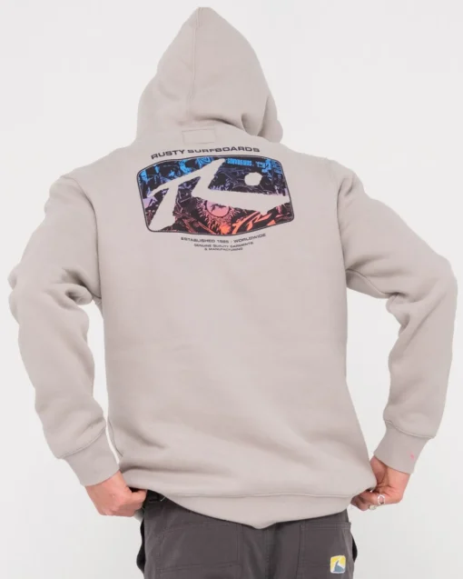 Rusty Advocate Graphic Super Fleece Hoodie | Mens Hoodies & Fleece
