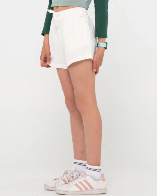 Rusty Alannah Lounge Linen Short Girls | Kids Bottoms