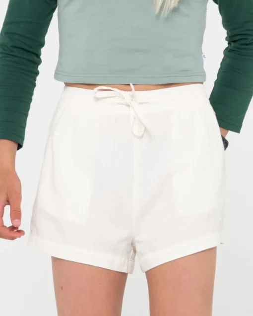 Rusty Alannah Lounge Linen Short Girls | Kids Bottoms