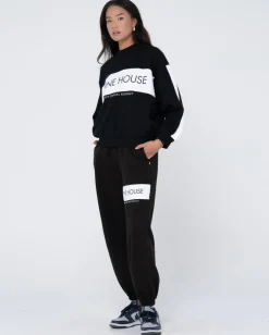 Rusty Alpine House Oversize Crew Neck Fleece | Womens Hoodies & Fleece