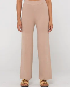 Rusty Amelia High Waisted Wide Leg Knit Pant | Womens Pants