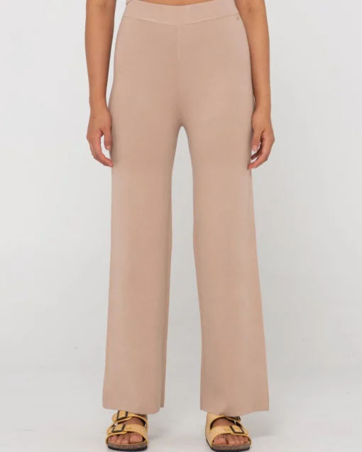 Rusty Amelia High Waisted Wide Leg Knit Pant | Womens Pants