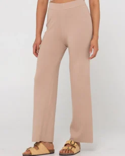 Rusty Amelia High Waisted Wide Leg Knit Pant | Womens Pants