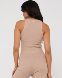 Rusty Amelia Knit Tank | Womens Tees & Tanks