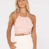 Rusty Bad Habits Halter Neck Top | Womens Fashion Tops