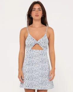 Rusty Balnear Floral Printed Cut Out Mini Dress | Womens Mini Dresses