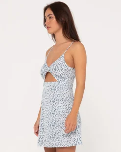 Rusty Balnear Floral Printed Cut Out Mini Dress | Womens Mini Dresses
