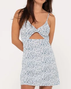 Rusty Balnear Floral Printed Cut Out Mini Dress | Womens Mini Dresses