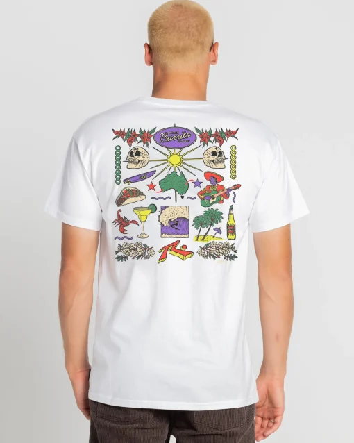 Rusty Beach Burrito X Tee | Mens Tees