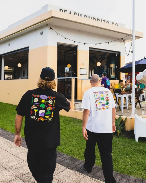 Rusty Beach Burrito X Tee | Mens Tees