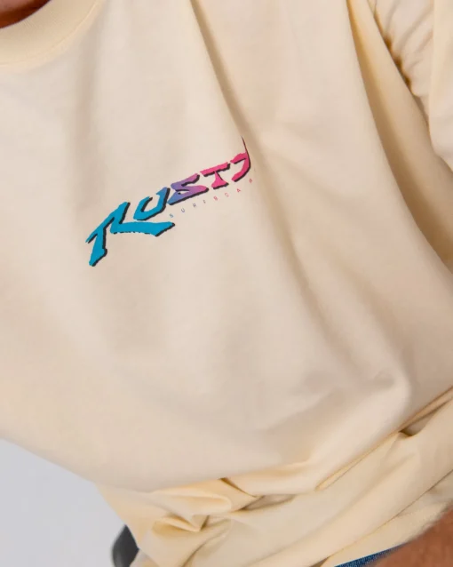 Rusty Before Crowds All In Oversized Graphic Tee | Mens Tees