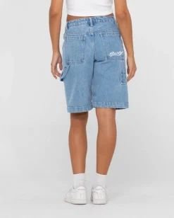 Rusty Billie Low Rise Carpenter Jort | Womens Denim