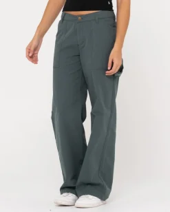 Rusty Billie Low Rise Carpenter Ripstop Pant | Womens Pants