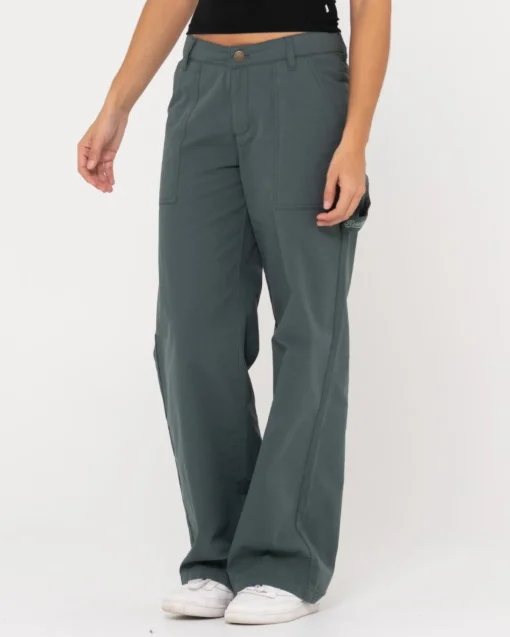 Rusty Billie Low Rise Carpenter Ripstop Pant | Womens Pants