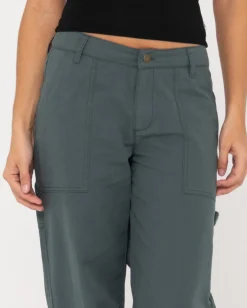 Rusty Billie Low Rise Carpenter Ripstop Pant | Womens Pants