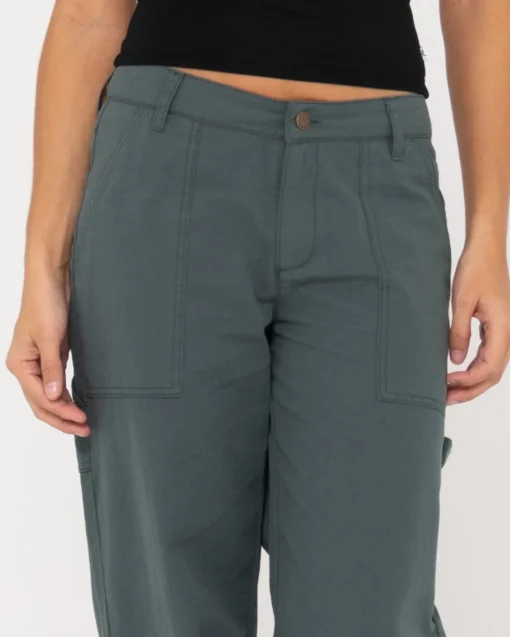 Rusty Billie Low Rise Carpenter Ripstop Pant | Womens Pants
