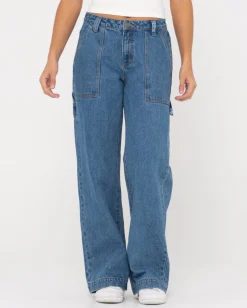 Rusty Billie Low Rise Denim Carpenter Jean | Womens Pants