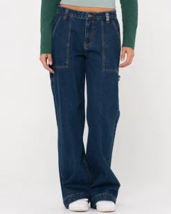 Rusty Billie Low Rise Denim Carpenter Jean | Womens Pants