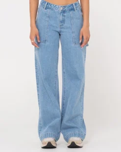 Rusty Billie Low Rise Denim Carpenter Jean | Womens Pants