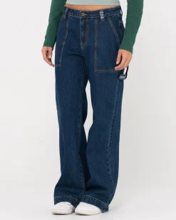 Rusty Billie Low Rise Denim Carpenter Jean | Womens Pants