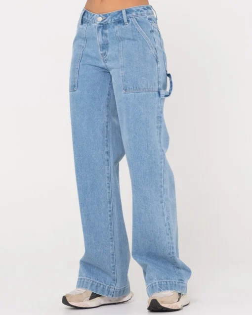 Rusty Billie Low Rise Denim Carpenter Jean | Womens Pants