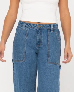 Rusty Billie Low Rise Denim Carpenter Jean | Womens Pants