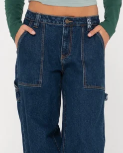 Rusty Billie Low Rise Denim Carpenter Jean | Womens Pants
