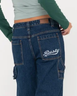 Rusty Billie Low Rise Denim Carpenter Jean | Womens Pants