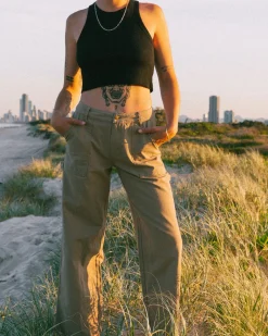 Rusty Billie Mid Rise Carpenter Pant | Womens Pants