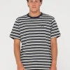 Rusty Biscuits Striped Short Sleeve Tee | Mens Tees
