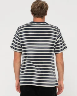 Rusty Biscuits Striped Short Sleeve Tee | Mens Tees