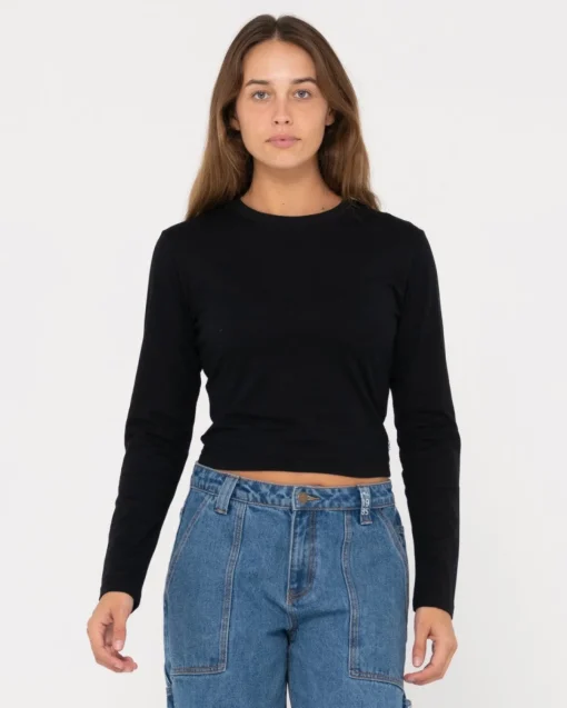 Rusty Blanks Long Sleeve Skimmer Tee | Womens Tees & Tanks