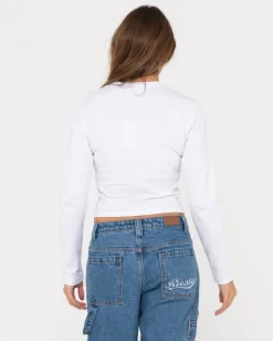 Rusty Blanks Long Sleeve Skimmer Tee | Womens Tees & Tanks