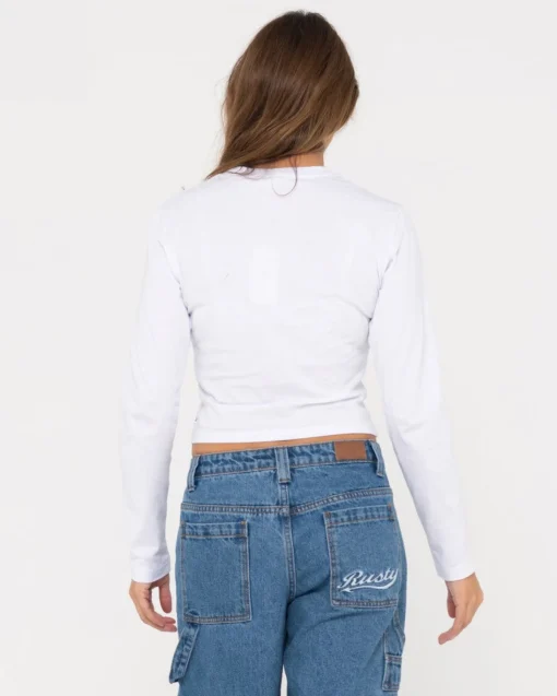 Rusty Blanks Long Sleeve Skimmer Tee | Womens Tees & Tanks
