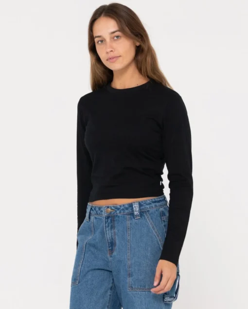 Rusty Blanks Long Sleeve Skimmer Tee | Womens Tees & Tanks