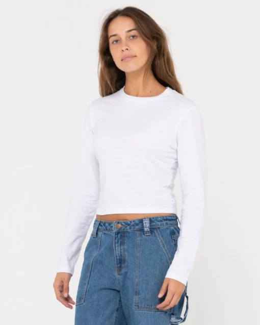 Rusty Blanks Long Sleeve Skimmer Tee | Womens Tees & Tanks