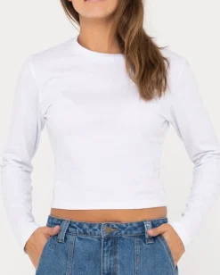 Rusty Blanks Long Sleeve Skimmer Tee | Womens Tees & Tanks