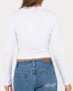 Rusty Blanks Long Sleeve Skimmer Tee | Womens Tees & Tanks