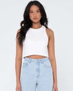 Rusty Blanks Racer Tank Top | Womens Basics From 2 For $50*