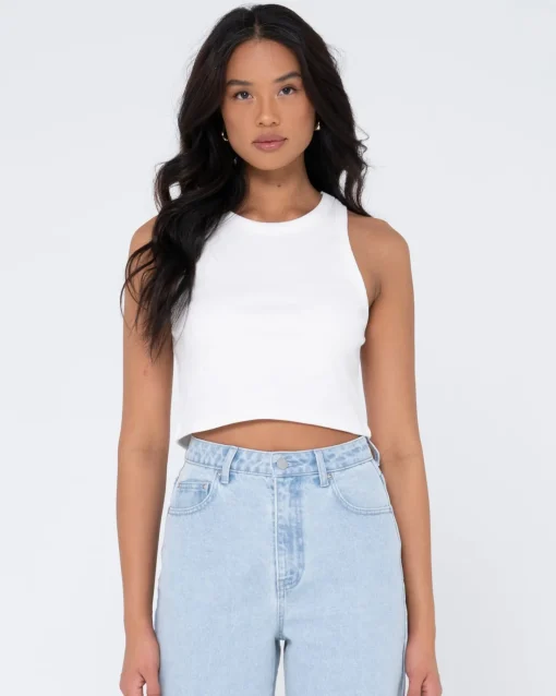 Rusty Blanks Racer Tank Top | Womens Basics From 2 For $50*