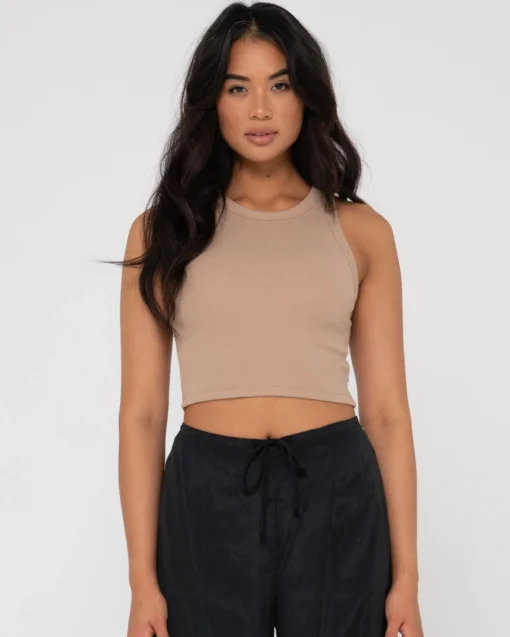 Rusty Blanks Racer Tank Top | Womens Tees & Tanks