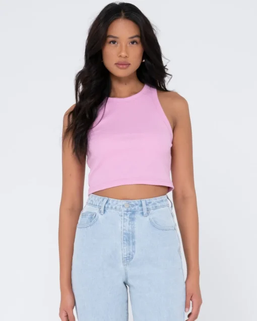 Rusty Blanks Racer Tank Top | Womens Tees & Tanks