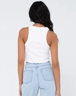 Rusty Blanks Racer Tank Top | Womens Basics From 2 For $50*