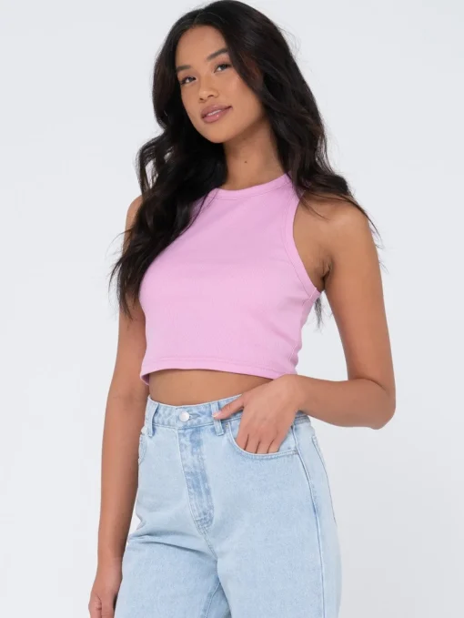 Rusty Blanks Racer Tank Top | Womens Tees & Tanks