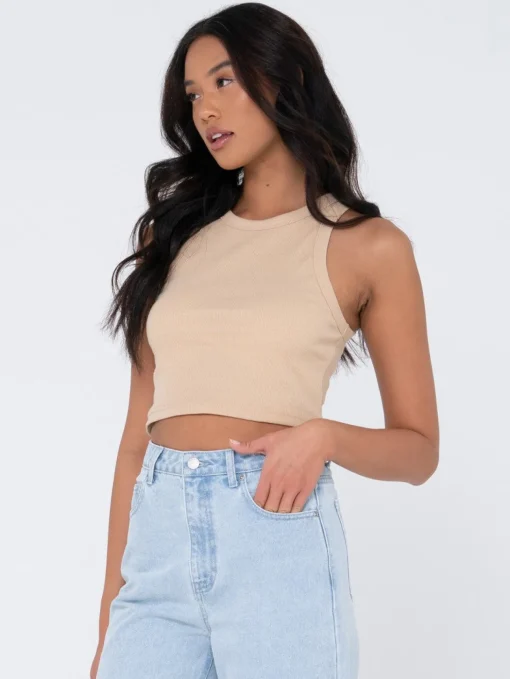 Rusty Blanks Racer Tank Top | Womens Tees & Tanks