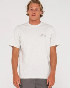 Rusty Boxed Out Short Sleeve Graphic Tee | Mens Tees