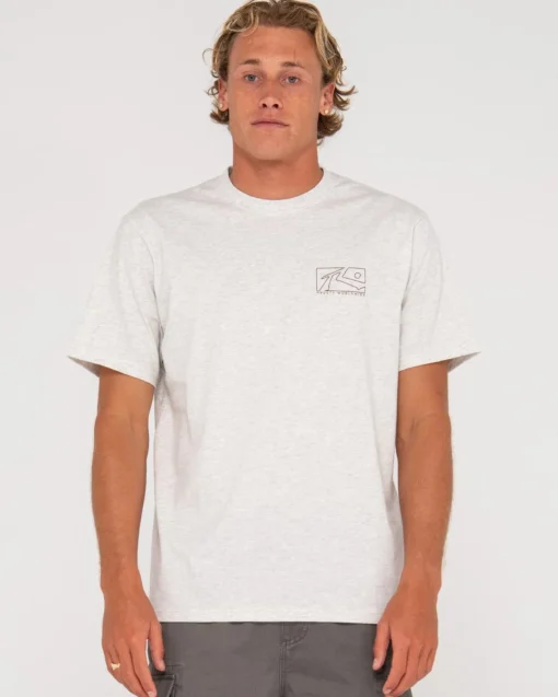 Rusty Boxed Out Short Sleeve Graphic Tee | Mens Tees