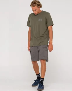 Rusty Boxed Out Short Sleeve Graphic Tee | Mens Tees