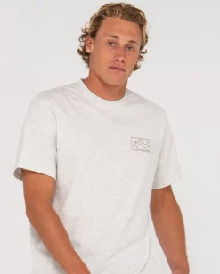 Rusty Boxed Out Short Sleeve Graphic Tee | Mens Tees