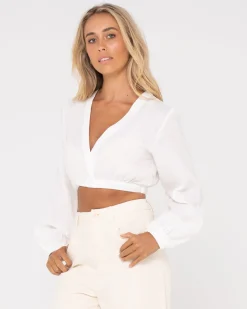 Rusty Brighton Long Sleeve Top | Womens Fashion Tops